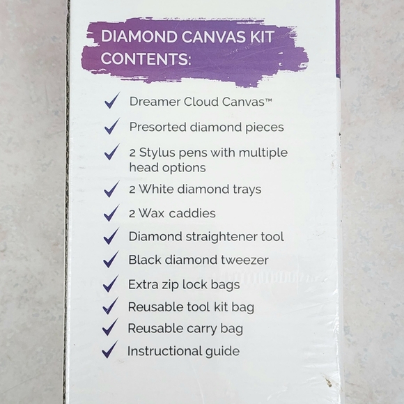 Diamond Canvas Kit Twisted Blossom Anne Marie Bone 30X30cm DYI Painting Sealed - Picture 3 of 13